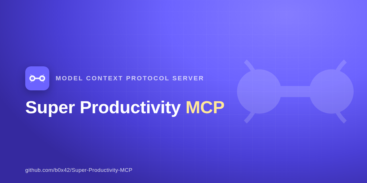 GitHub - b0x42/Super-Productivity-MCP: MCP server that connects AI ...