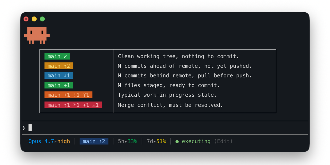 GitHub - derjochenmeyer/claude-code-craft-statusline: A carefully ...