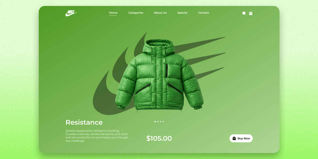 GitHub - bedimcode/responsive-jacket-landing-page: Next Level Sliding ...