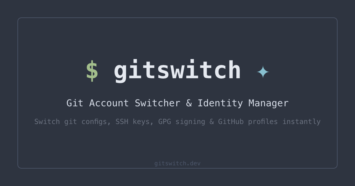 gitswitch