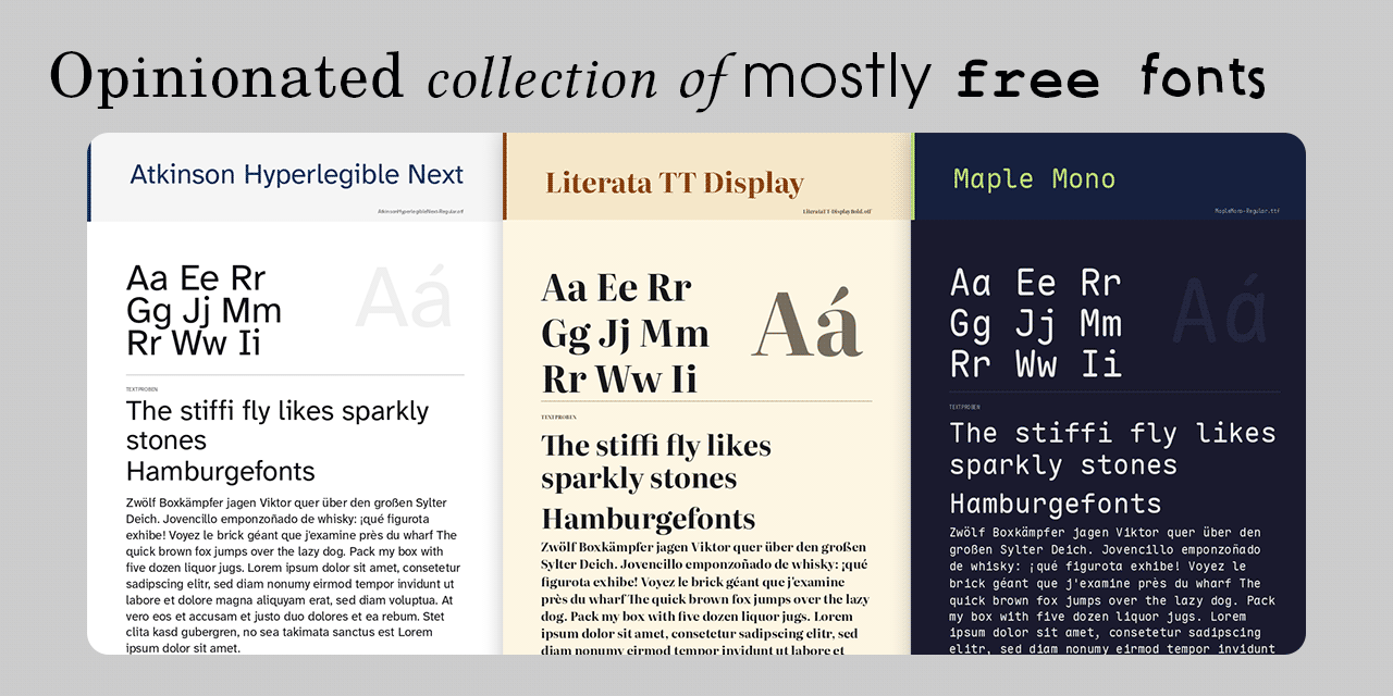 font-collection