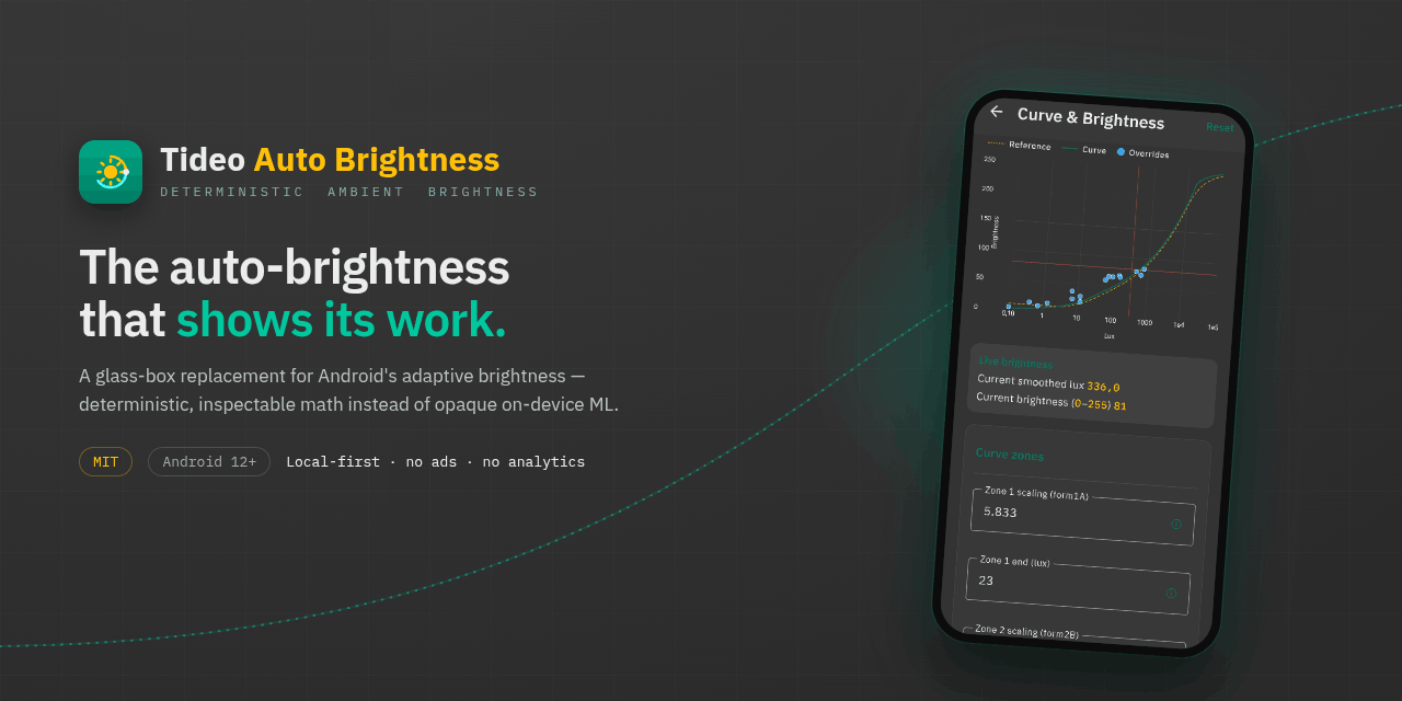 Tideo-Auto-Brightness