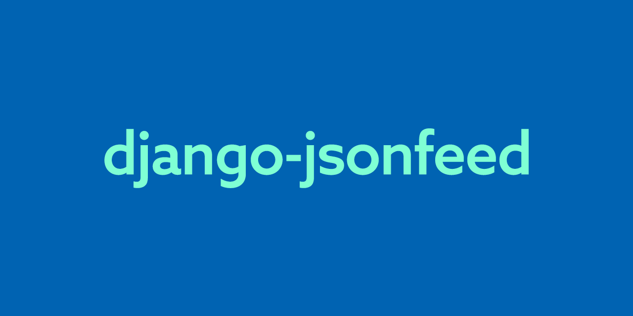 django-jsonfeed