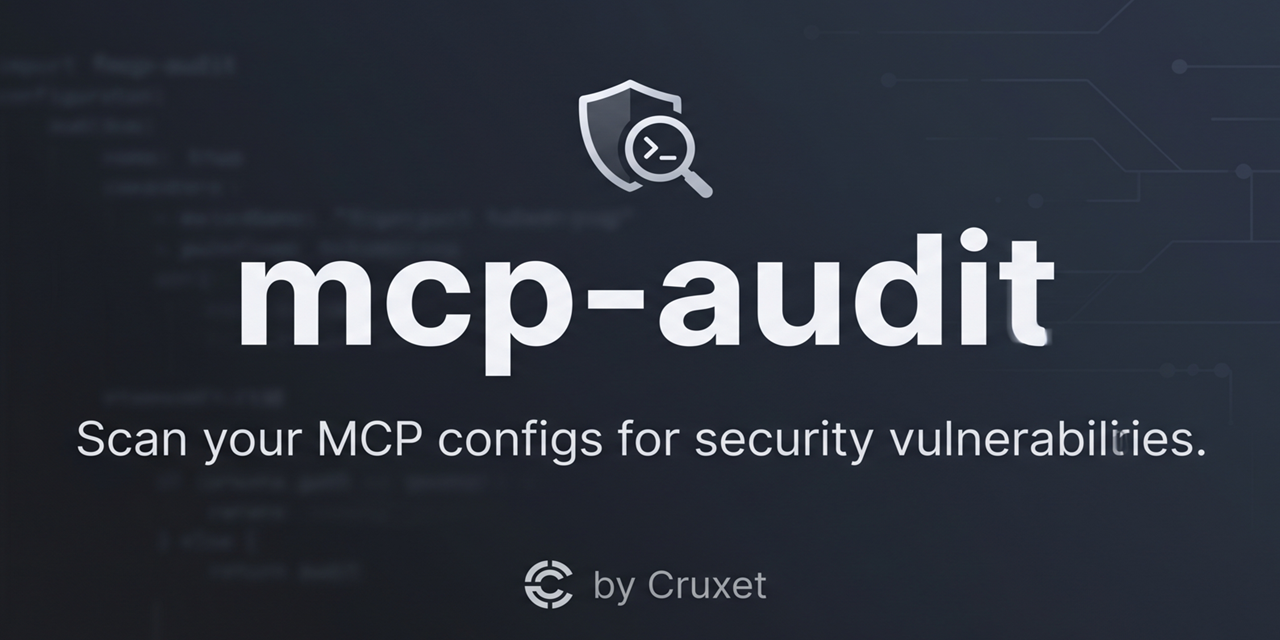 GitHub - cruxet/mcp-audit: Security scanner for Model Context Protocol ...