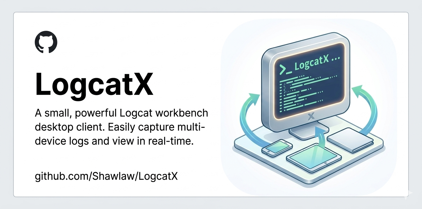 GitHub - Shawlaw/LogcatX: LogcatX - Windows-first desktop GUI tool for ...