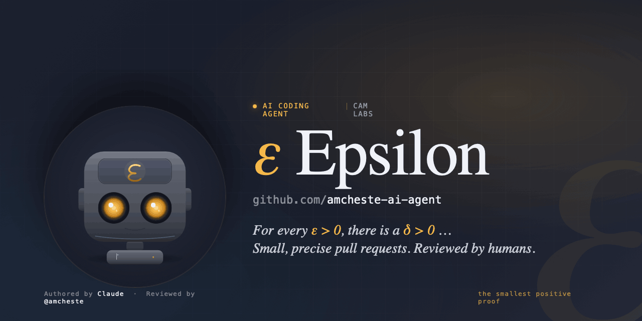 GitHub - amcheste-ai-agent/epsilon-agent: Reference implementation of ...