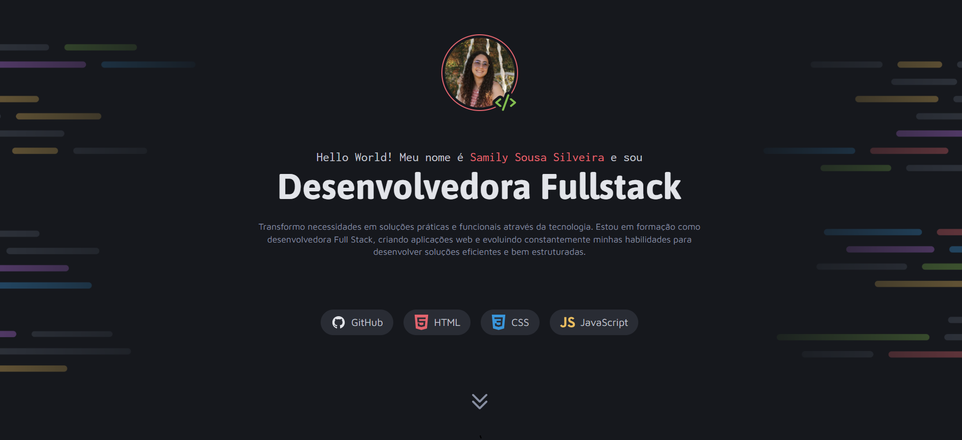 GitHub - Samily-sil/Portf-lio-Dev · GitHub