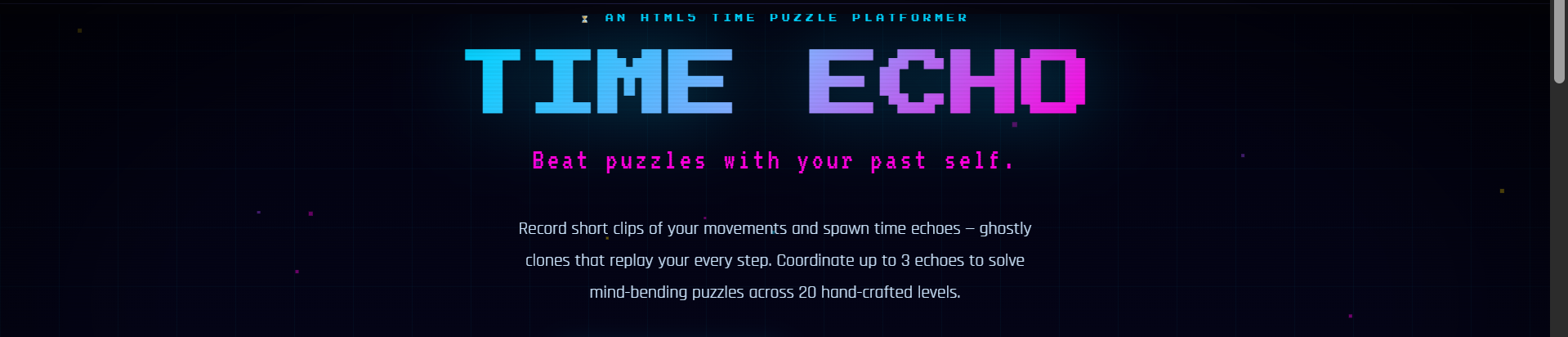 Kosmosic-TimeEcho-Platformer