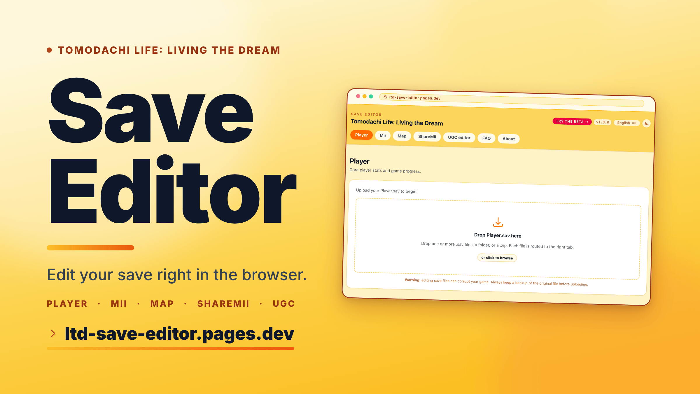 ltd-save-editor Svelte Themes