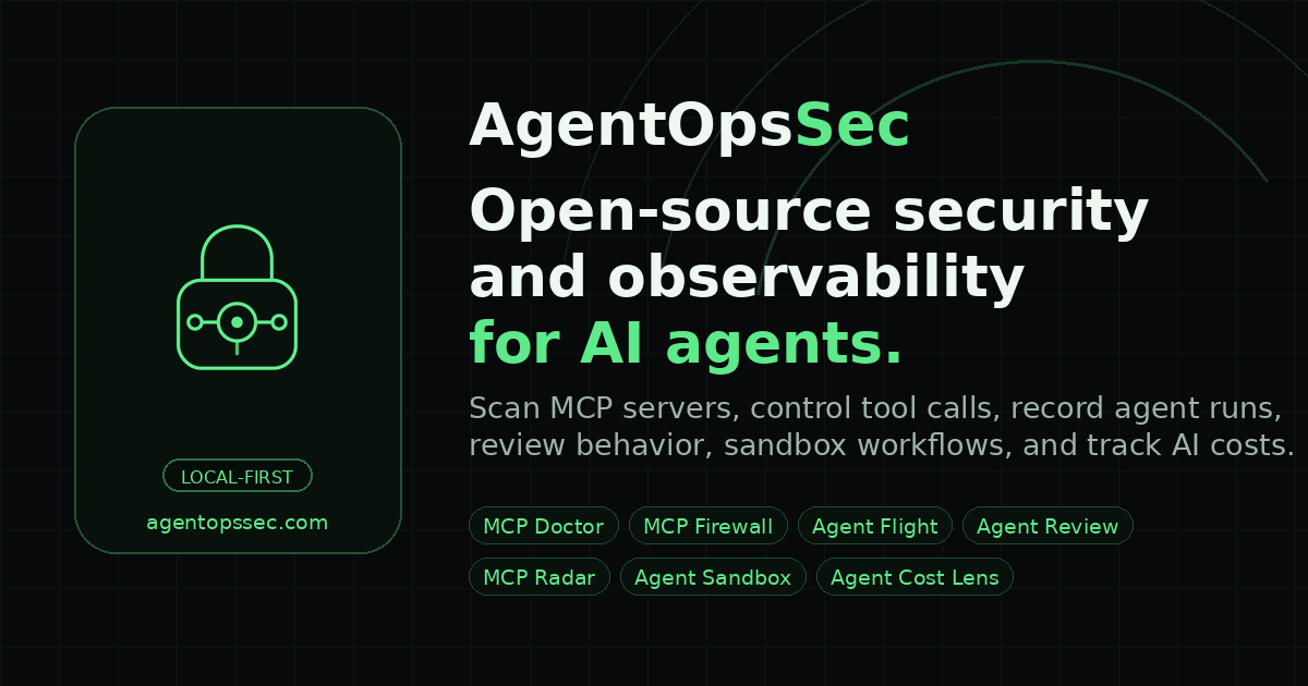 GitHub - AgentOpsSec/agent-review: Agent Review evaluates AI agent runs ...