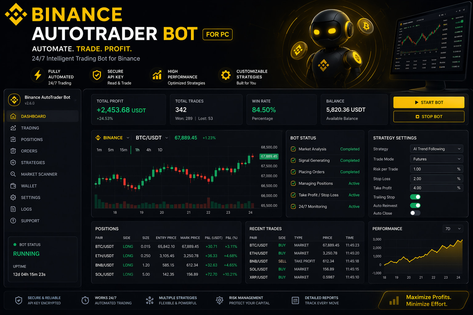 Binance-AutoTrader-Bot-For-PC-2026