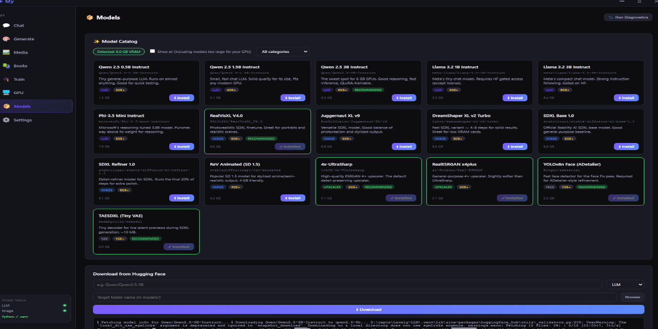GitHub - Azayzel/my-lm: Local, all-in-one Electron + Python playground ...