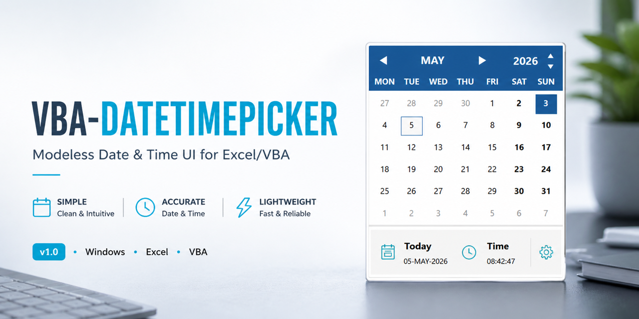 VBA-DATETIMEPICKER