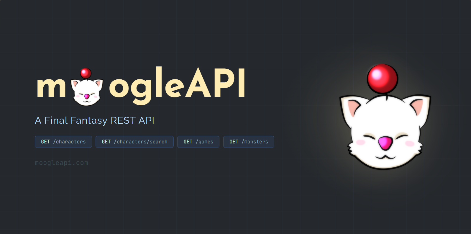 GitHub - jackfperryjr/moogleapi: A free, open REST API for Final ...