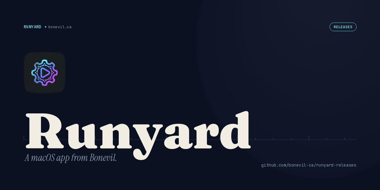 GitHub - Bonevil-ca/runyard-releases: Public release channel for ...