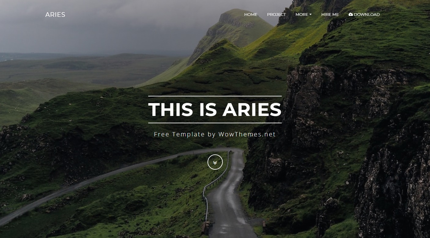 template-aries-bootstrap-html