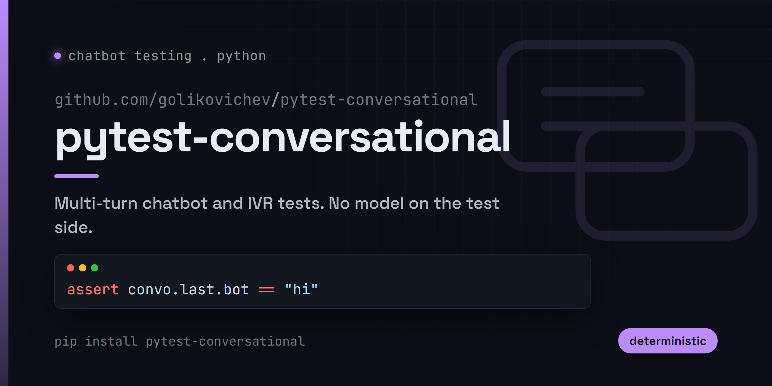 pytest-conversational