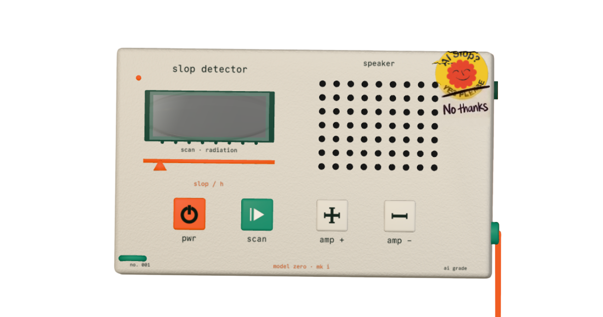 GitHub - flornkm/slop-detector: An extension to detect AI slob · GitHub