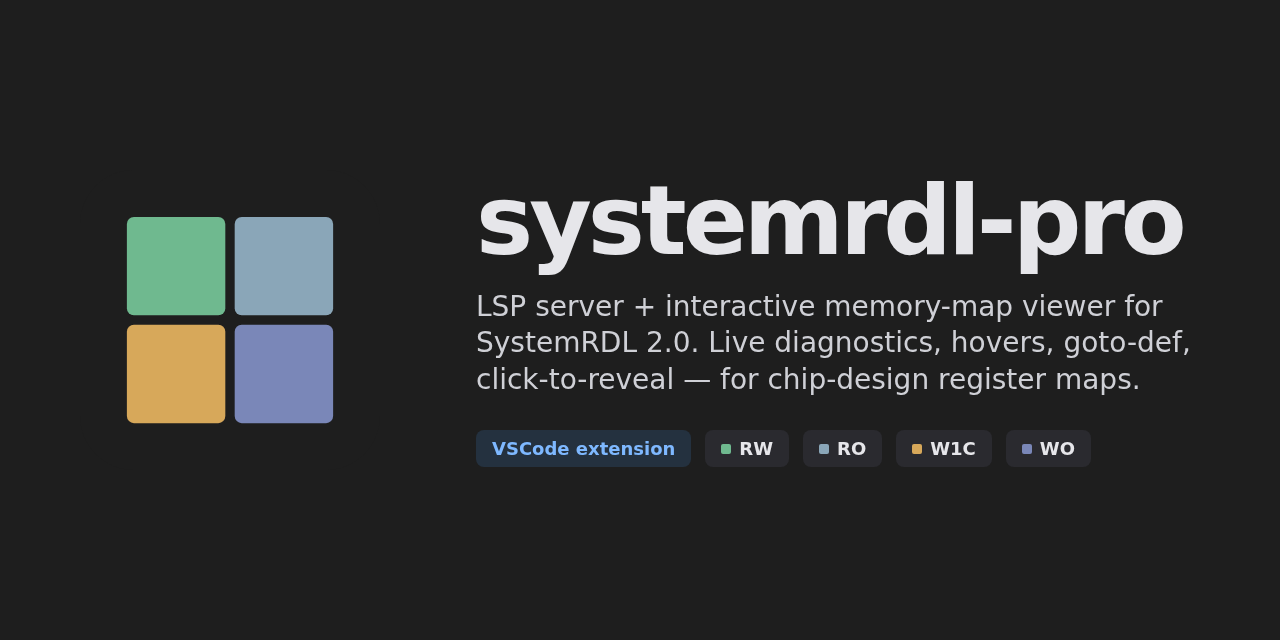 GitHub - seimei-d/systemrdl-pro: LSP server + interactive memory-map ...