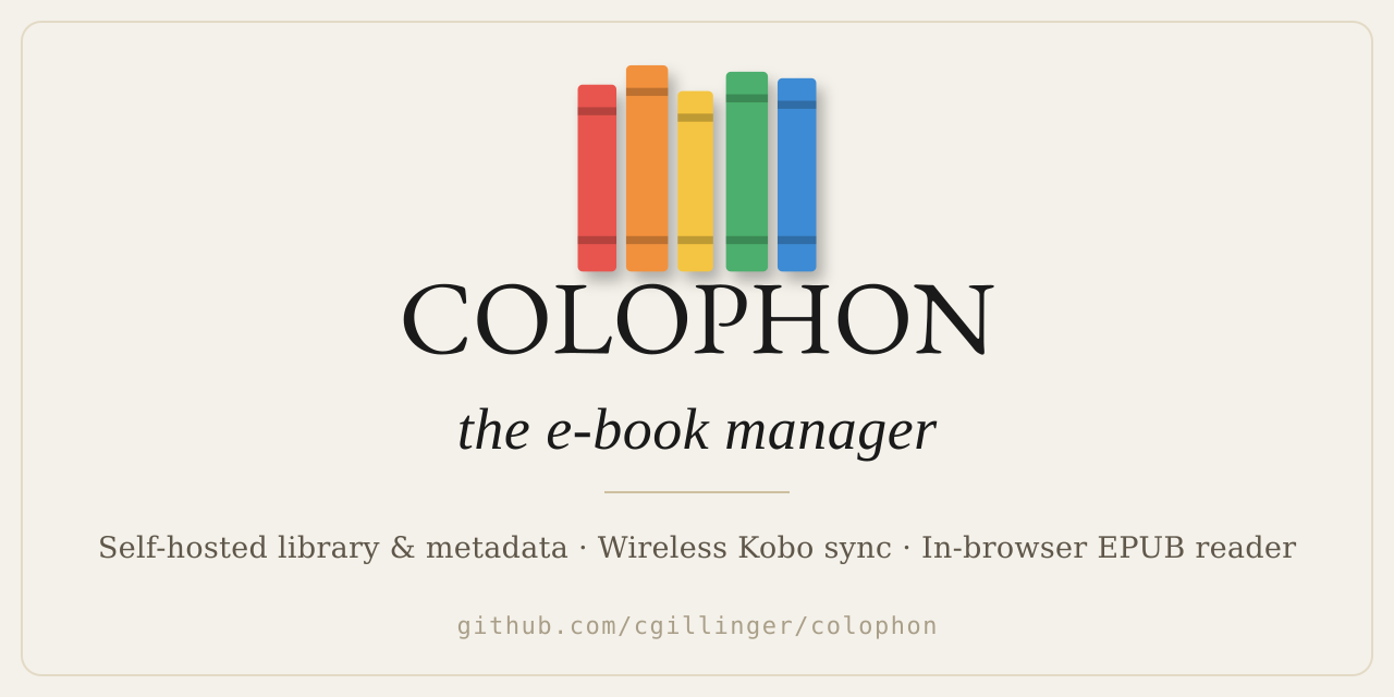 colophon