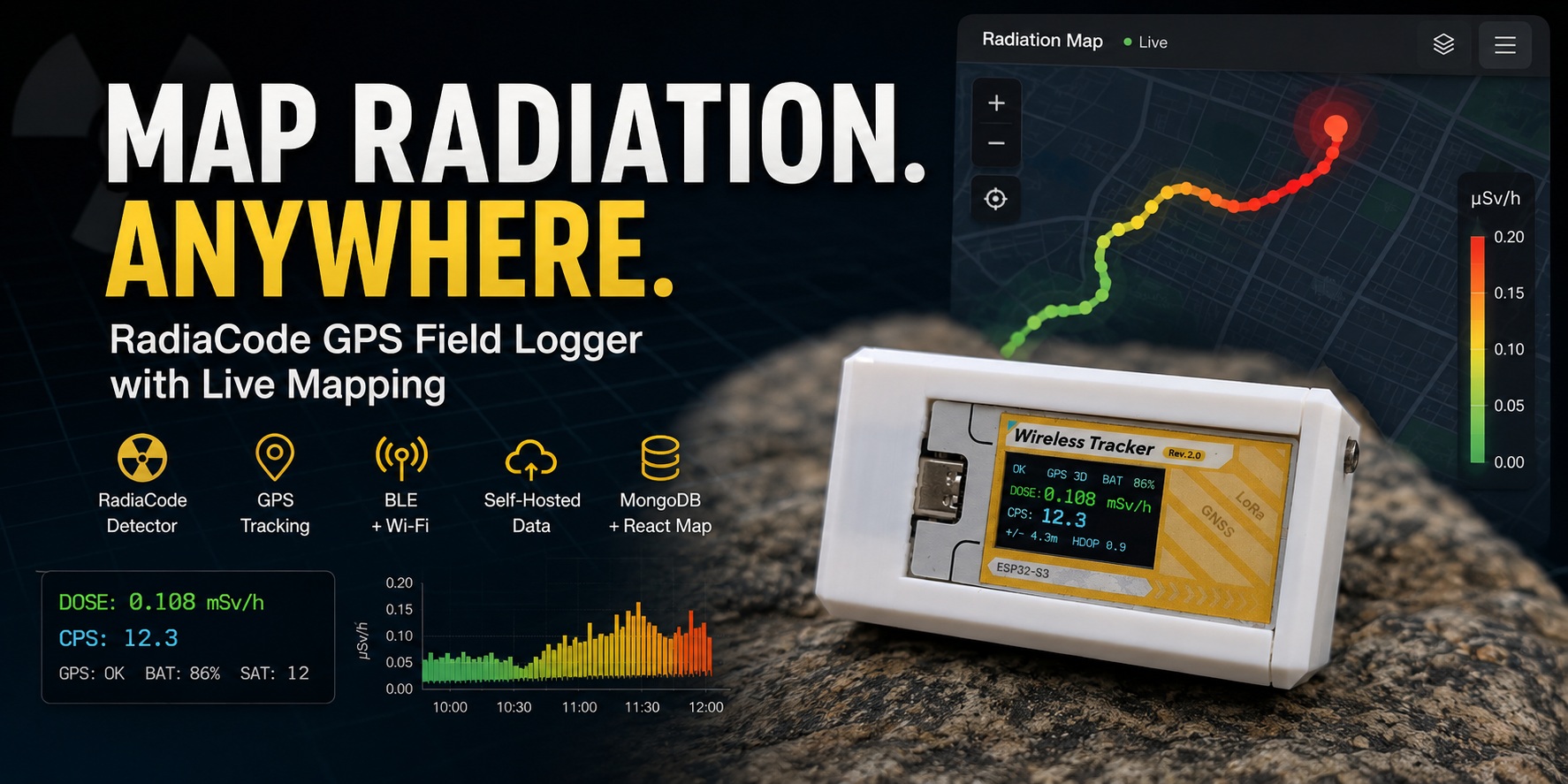 HELTEC-Wireless-Tracker-2.0-Rediacode-GPS-Recorder