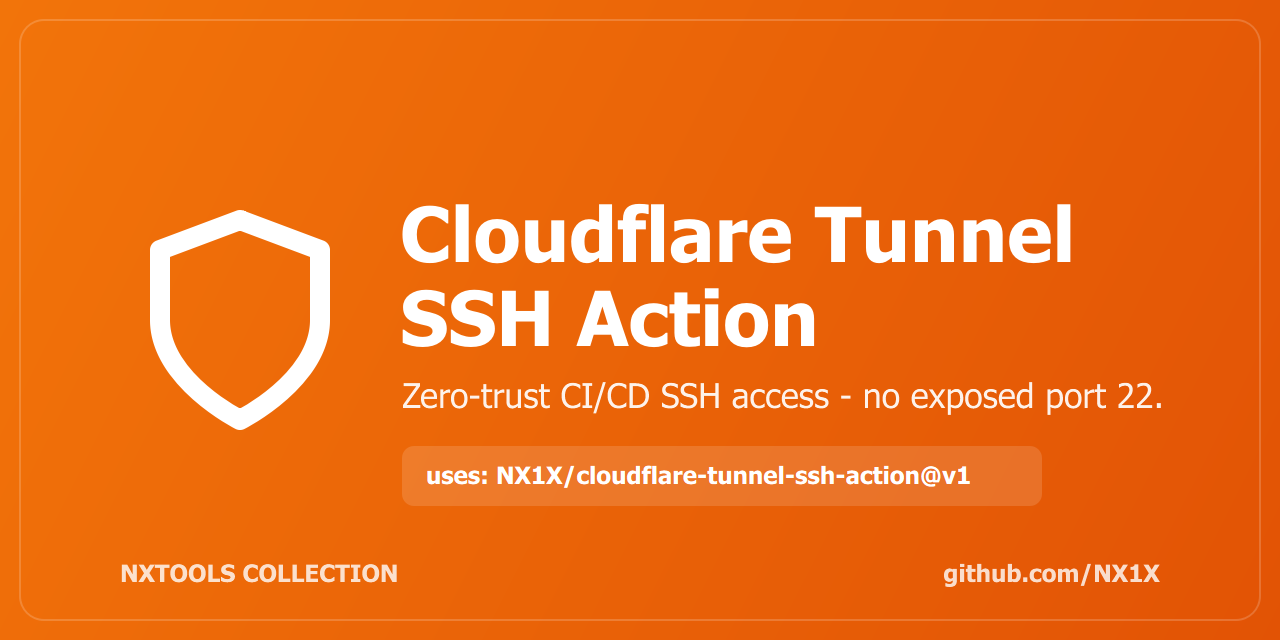 cloudflare-tunnel-ssh-action