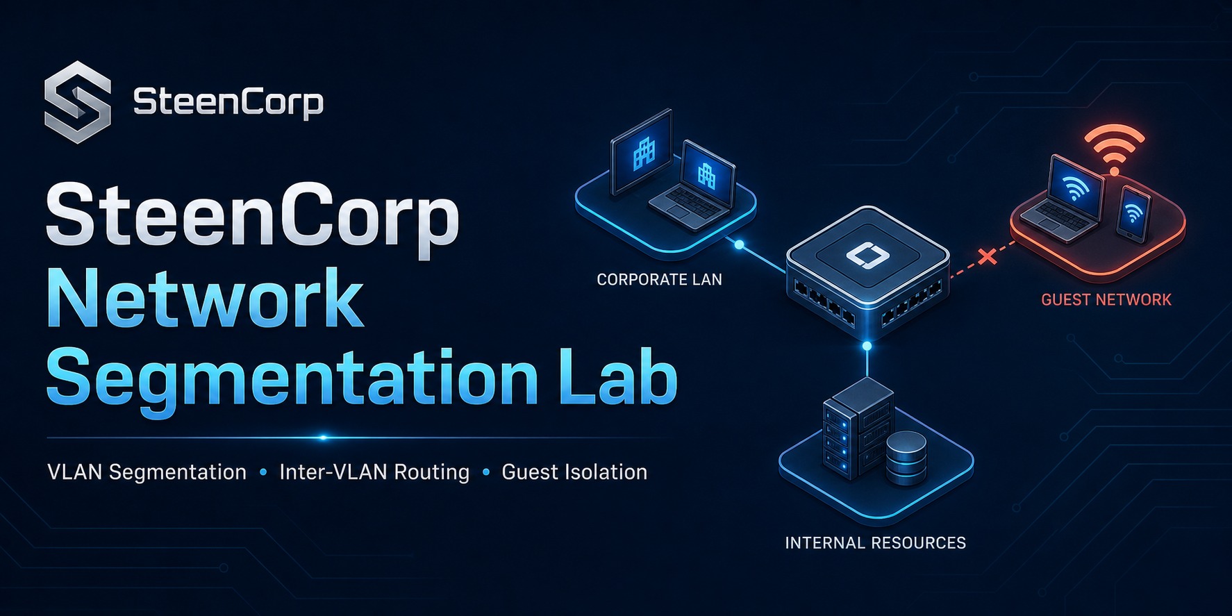 GitHub - CSteen57/SteenCorp_Network_Segmentation_Lab: A Cisco Packet ...