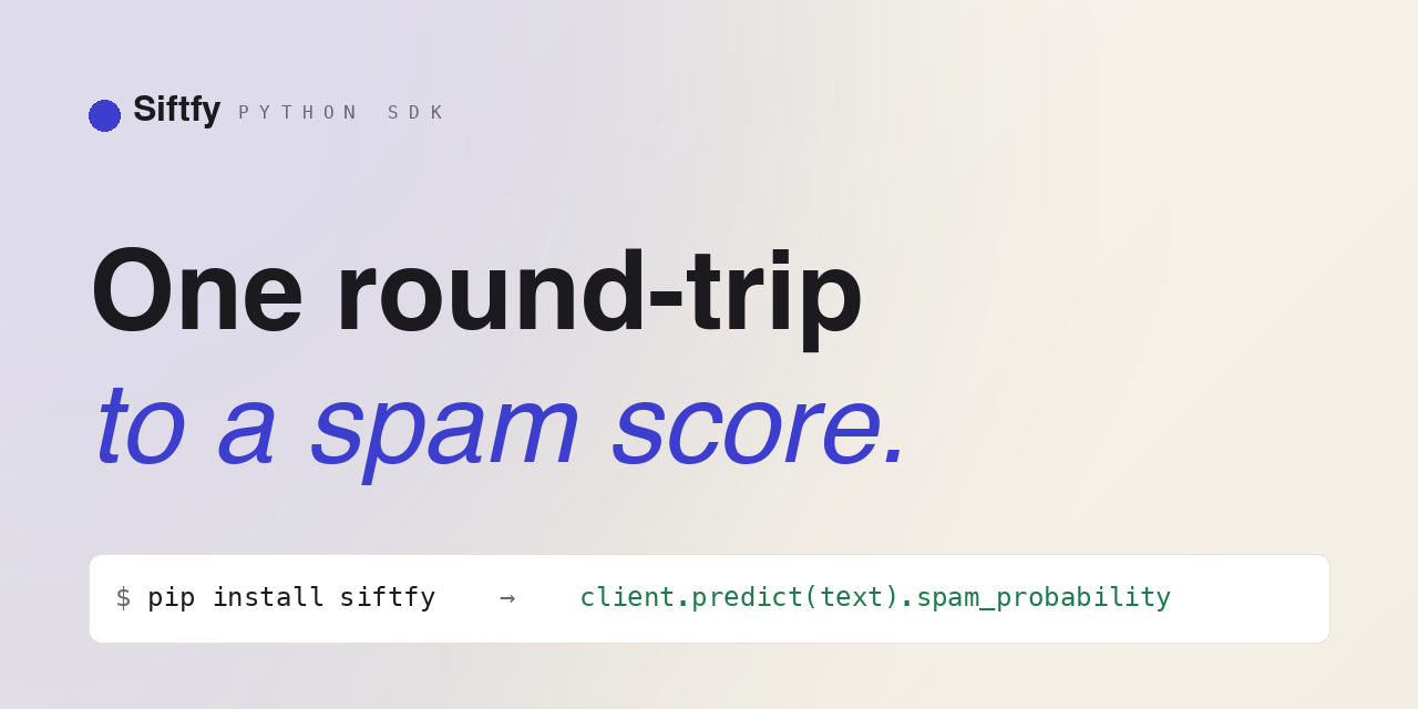siftfy-python
