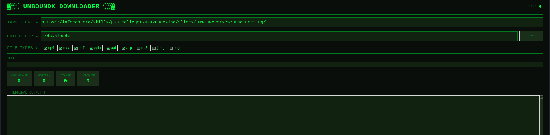 Uboundx-Downloader