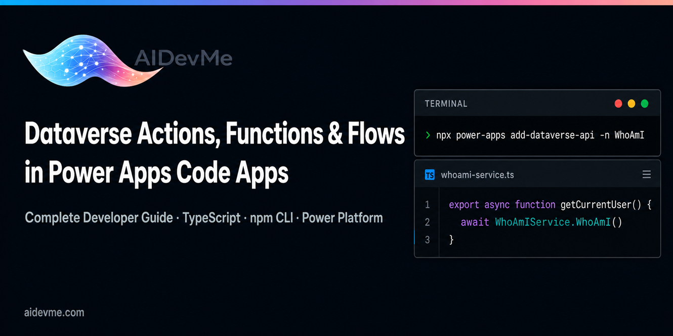 GitHub - aidevme/power-apps-code-apps-samples: Community samples for ...