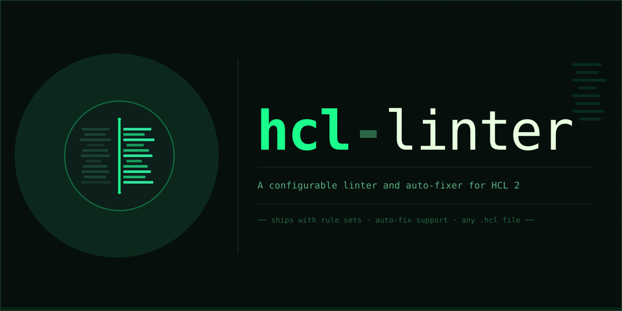 GitHub - bard-works/hcl-linter: A structured HCL linter and formatter ...