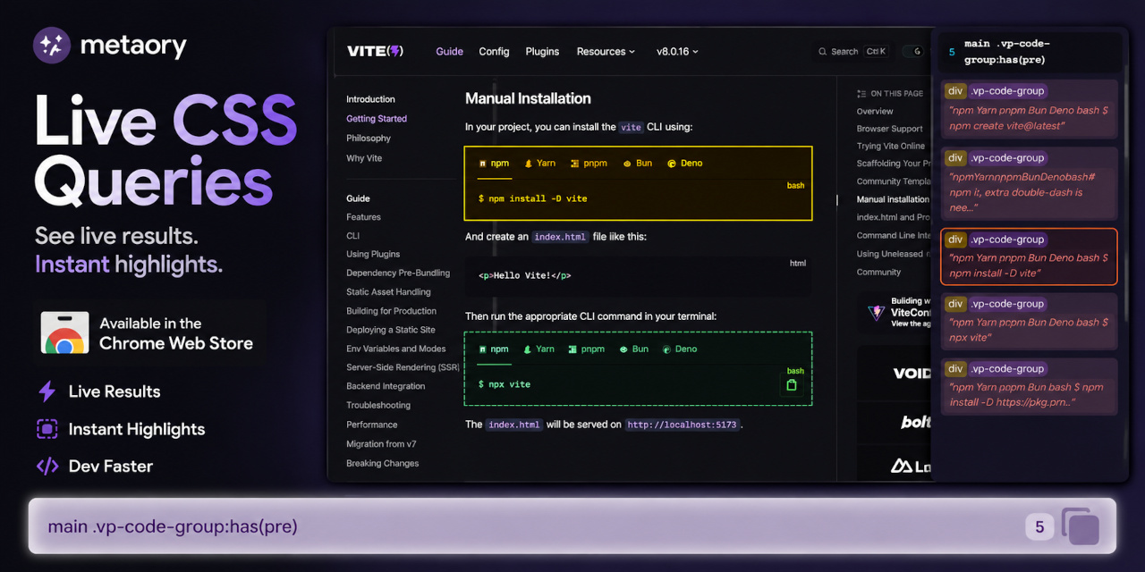 live-css-queries
