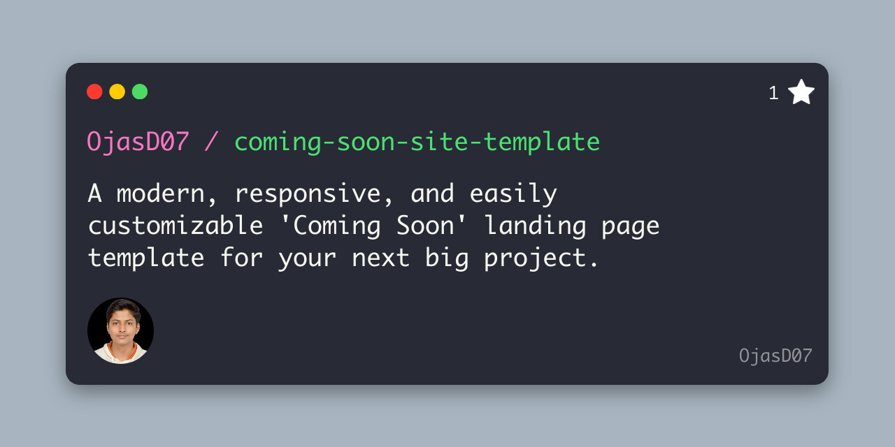 coming-soon-site-template