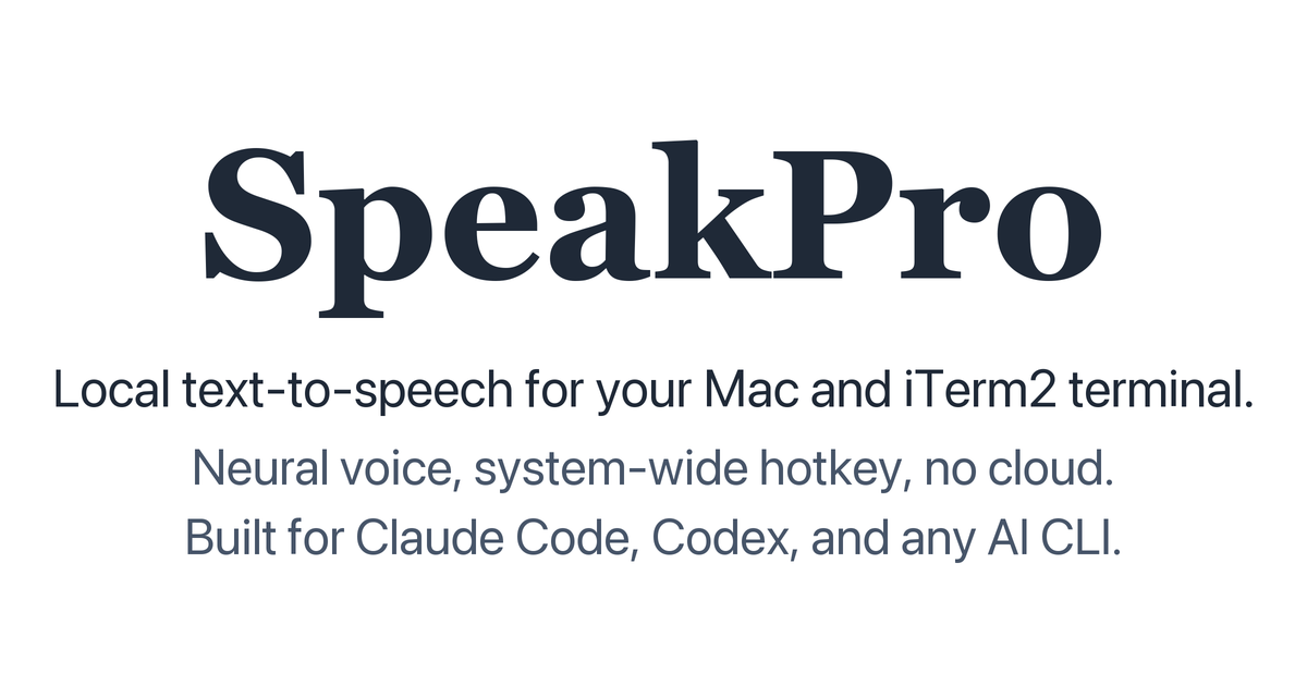 SpeakPro