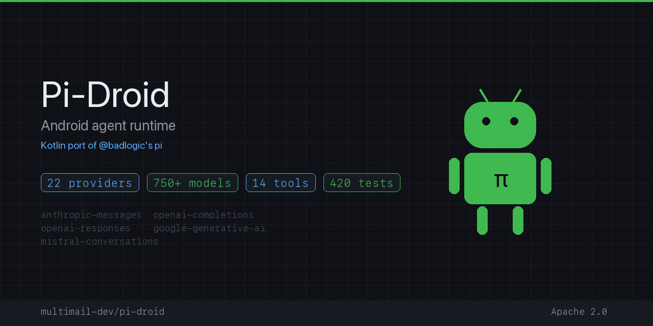 GitHub - multimail-dev/pi-droid: Android agent runtime. Kotlin port of ...
