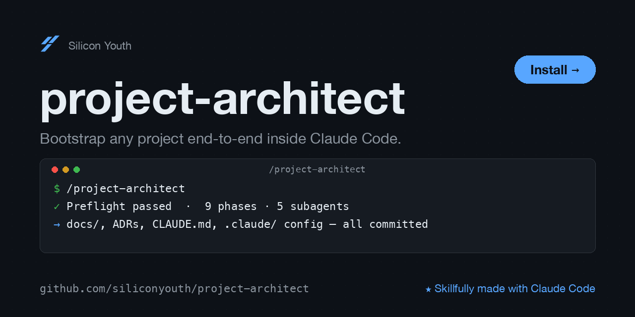 GitHub - siliconyouth/project-architect: Claude Code orchestrator skill ...