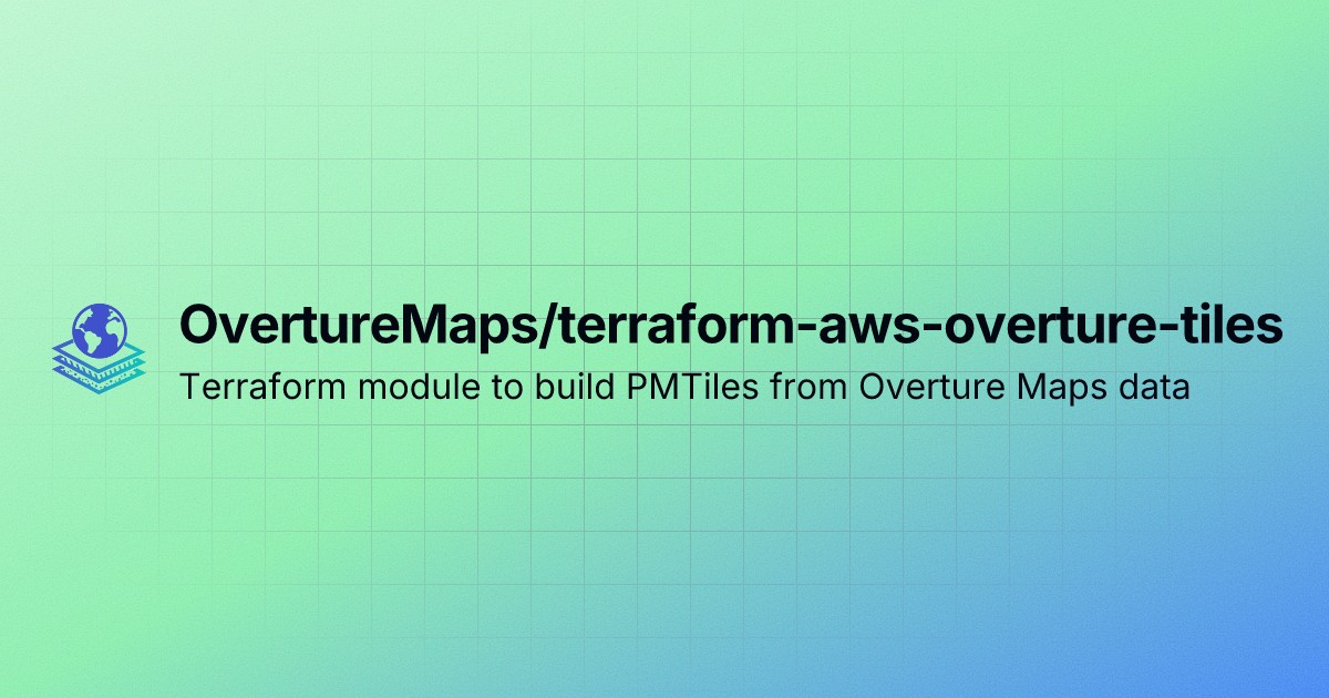 terraform-aws-overture-tiles