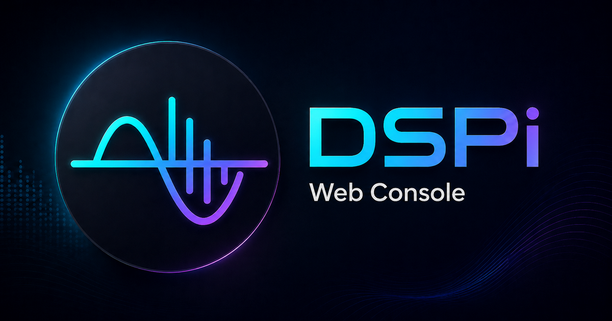 GitHub - sigman78/dspi-web-console: Web based console for DSPi (https ...