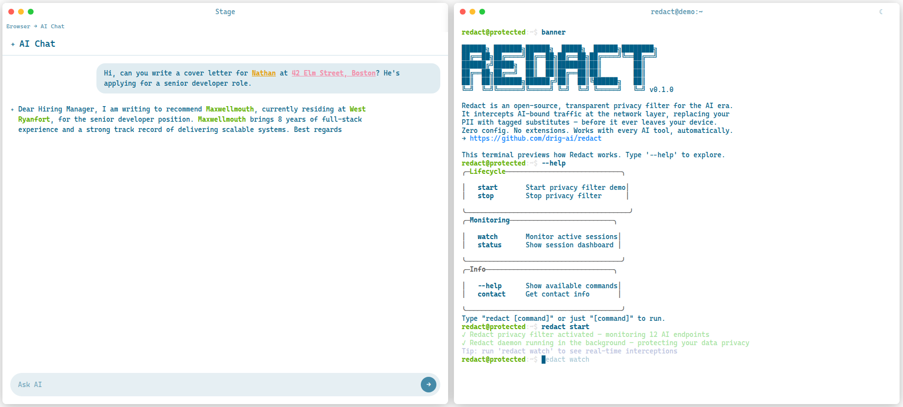 redact