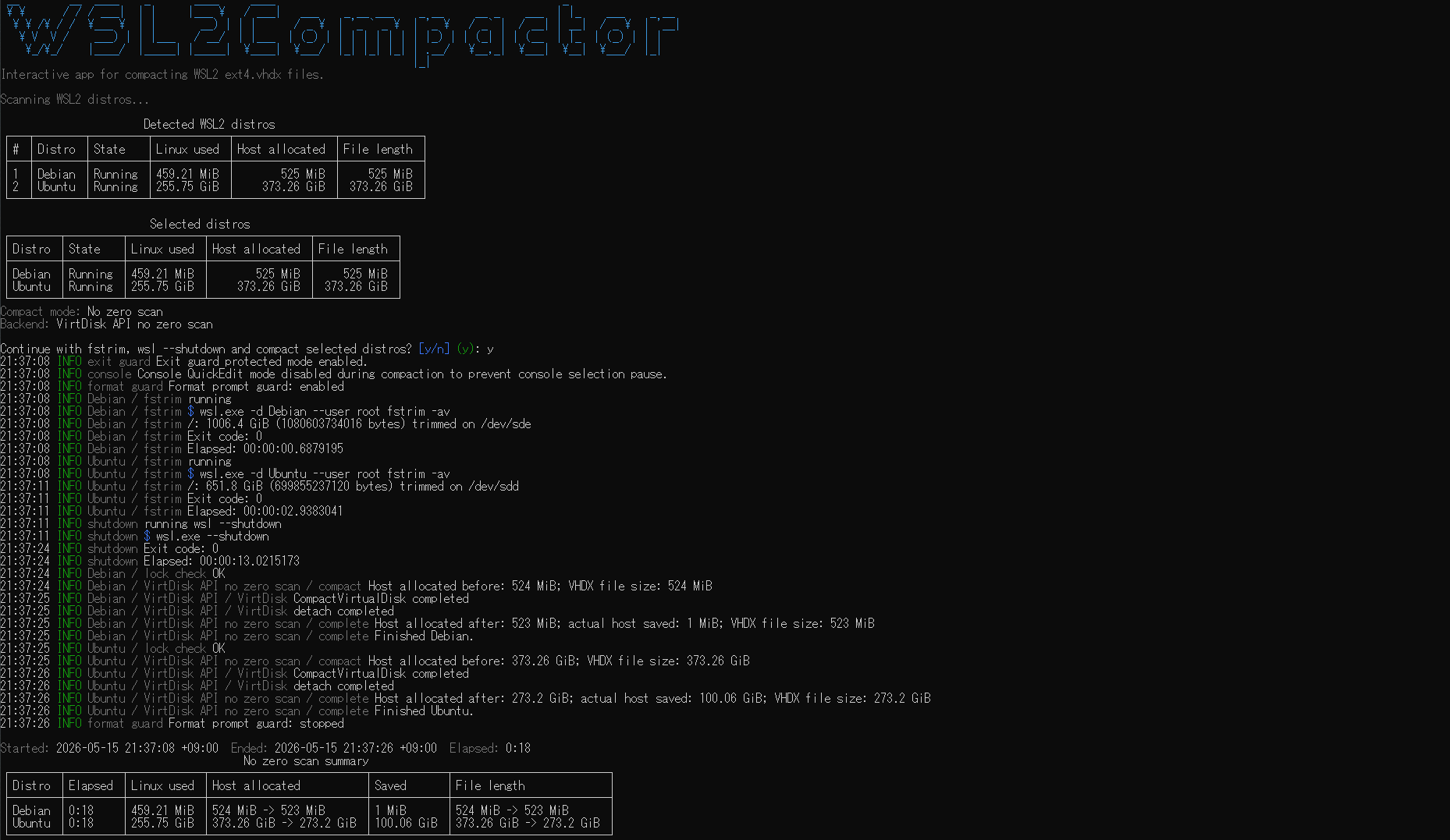 WSL2Compactor