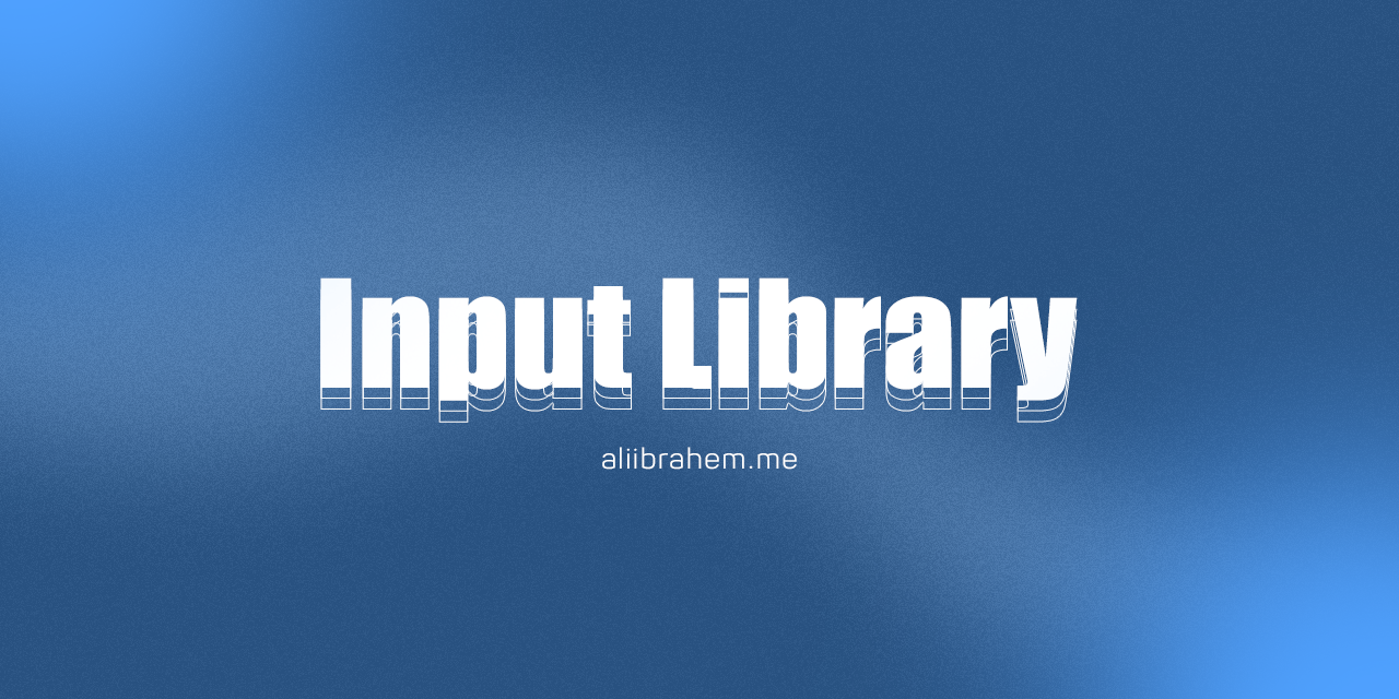 GitHub - ali-talal-ibrahem/Input-Library-CPP: library is a powerful C++ ...