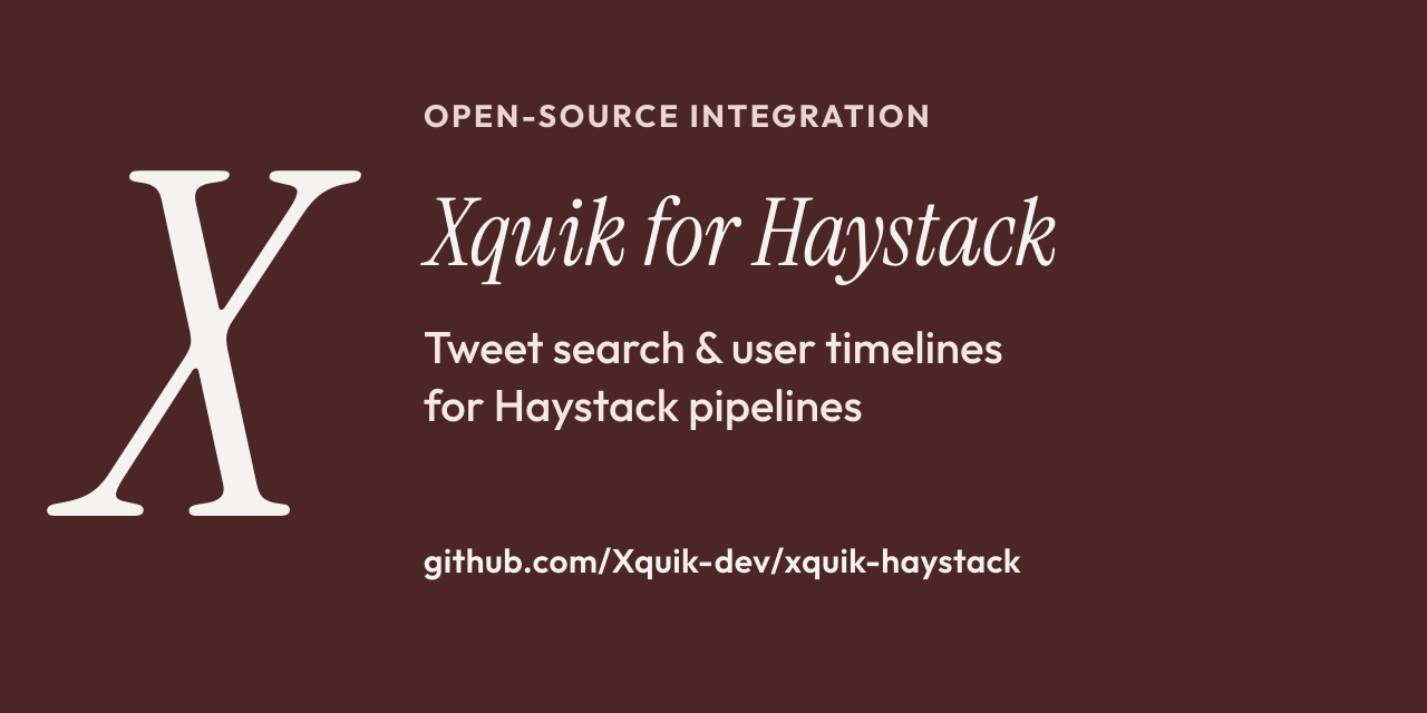 xquik-haystack