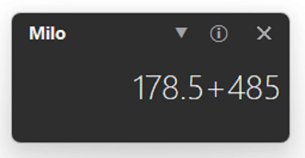 Widget-Calculadora-Milo