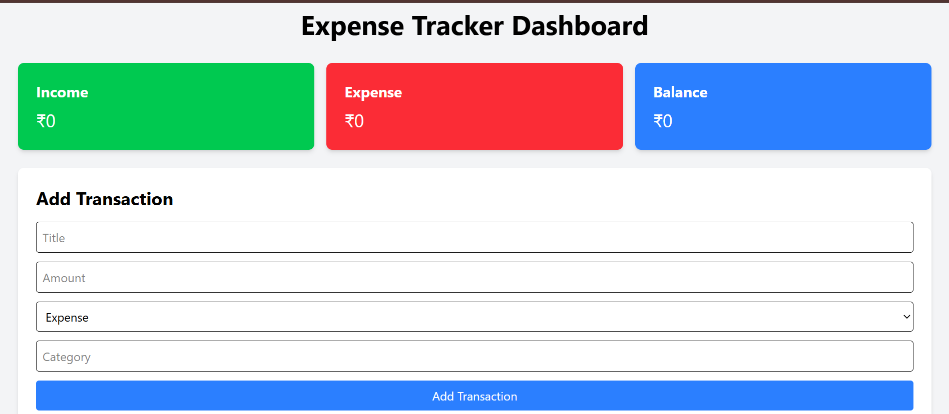 GitHub - Parik3008/expense-tracker-dashboard · GitHub