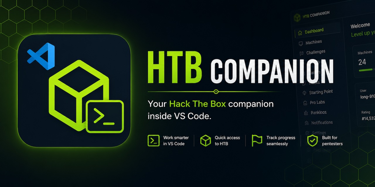 GitHub - long-910/vscode-htb-companion: Hack The Box integration for VS ...