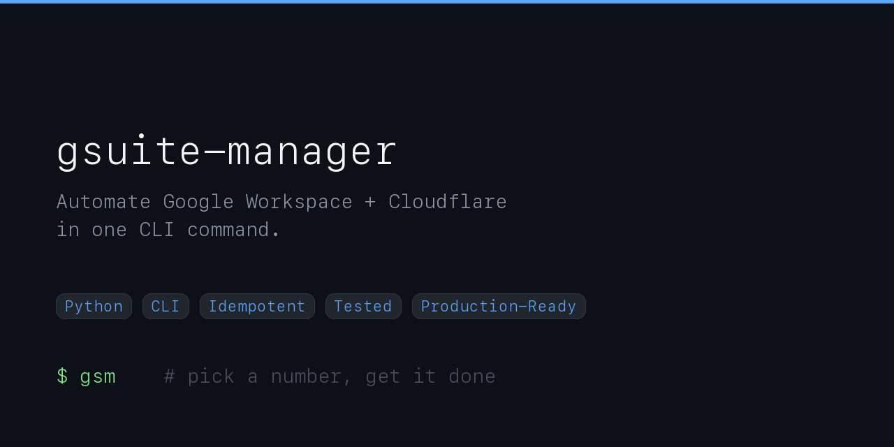 gsuite-manager