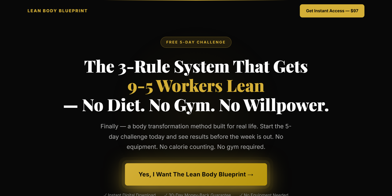 lean-body-blueprint