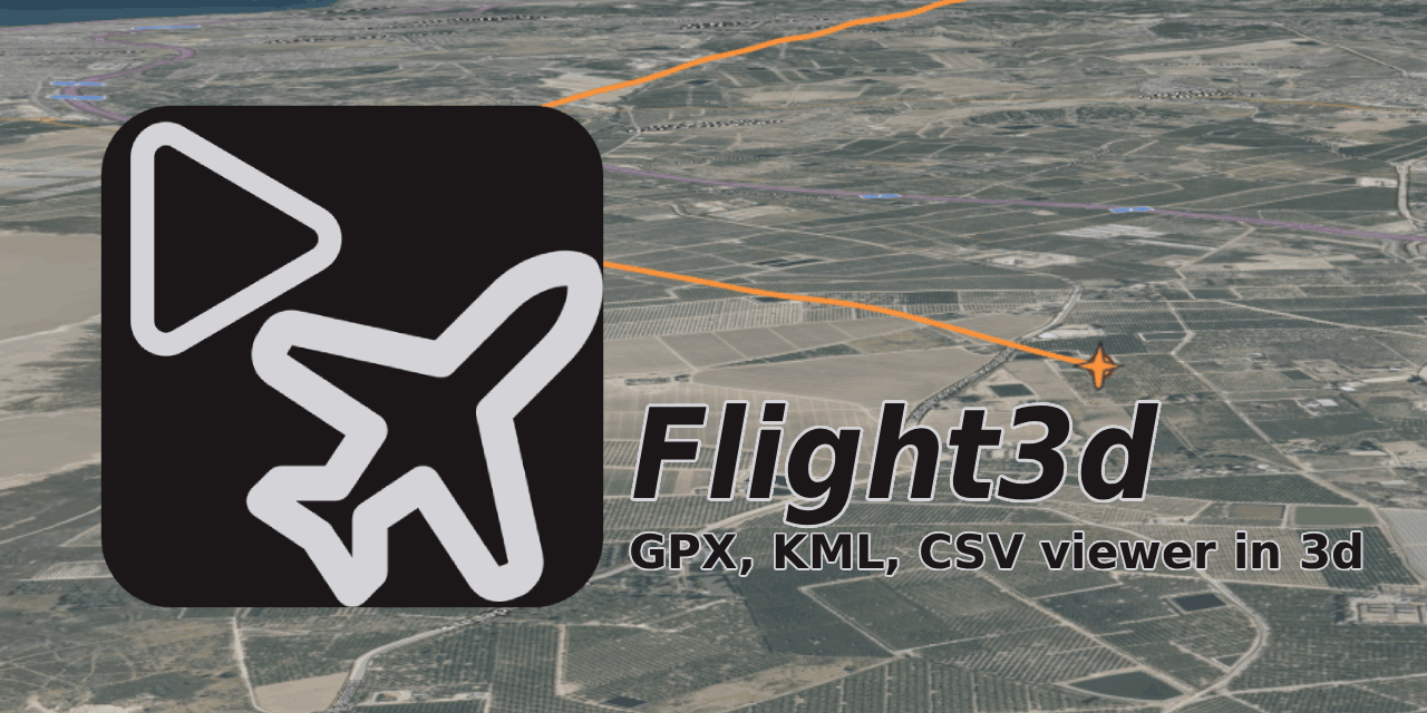 GitHub - TioRuben/Flight3DView: A GPX, KML, FR24 CSV viewer for flights ...