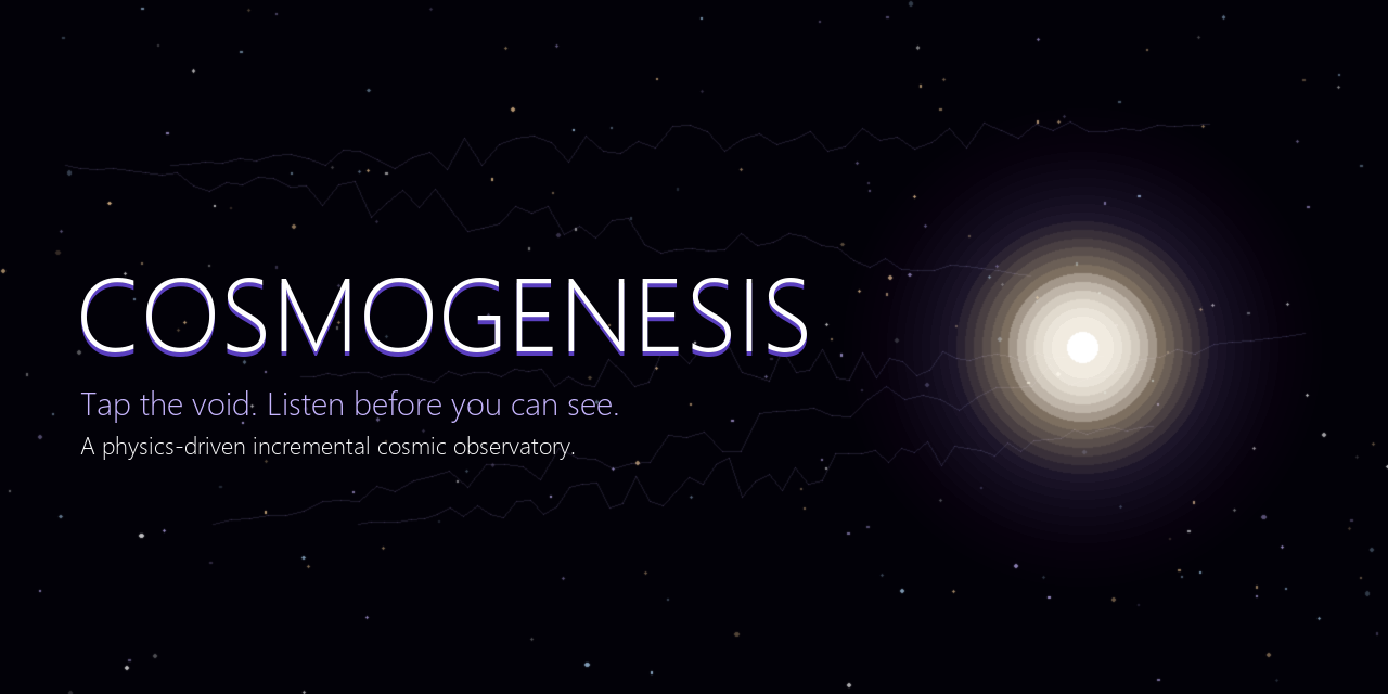 Cosmogenesis