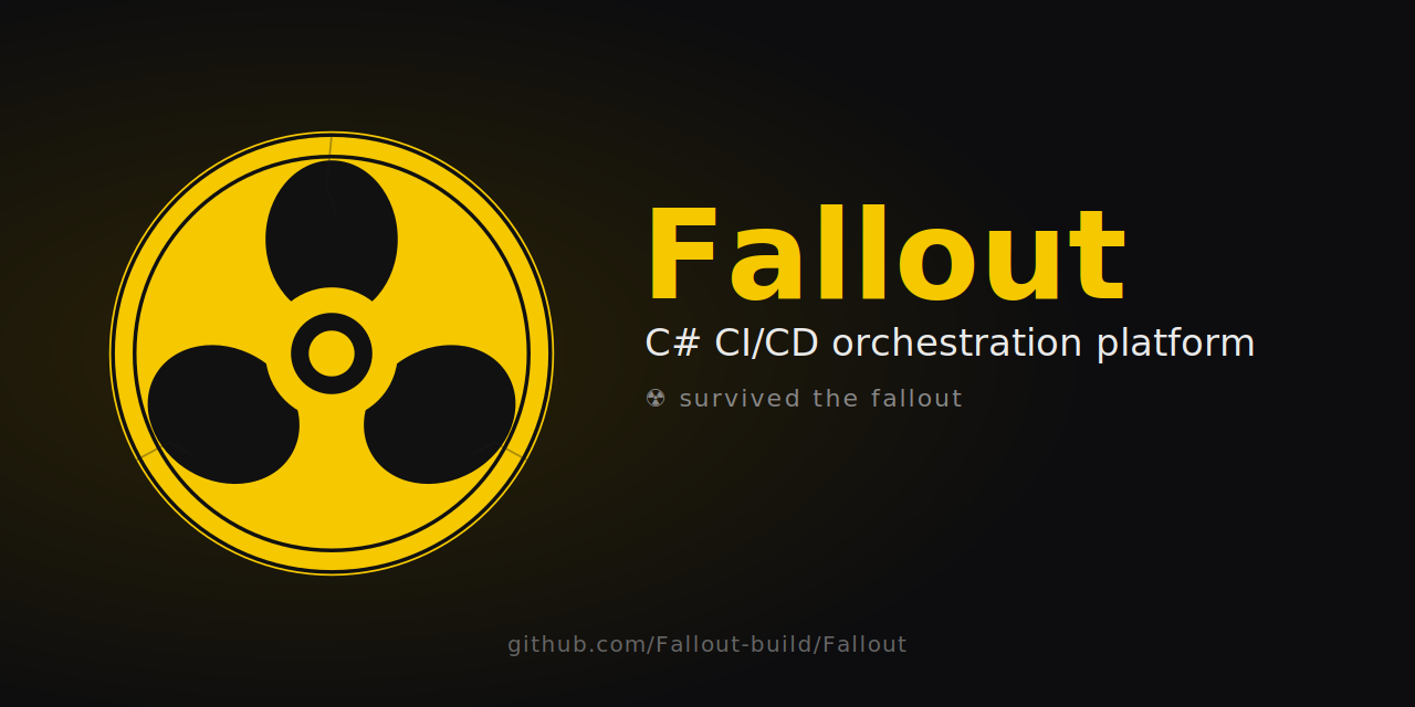 GitHub - Fallout-build/Fallout: ☢️ Fallout — The C#/.NET Build System ...